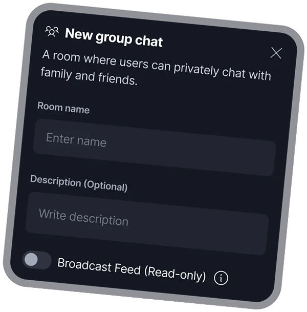 Keet New Group Chat